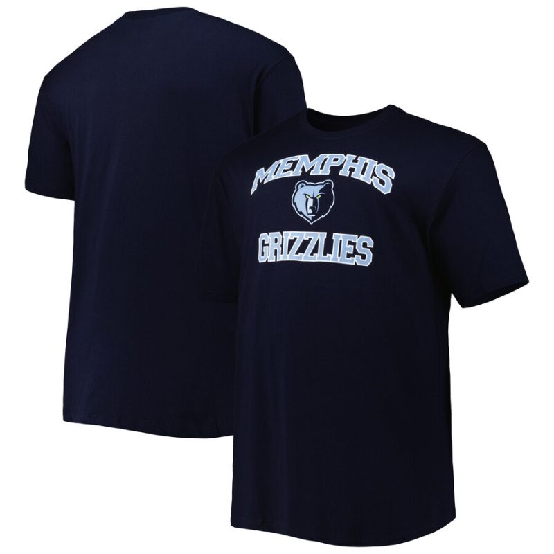 Memphis Grizzlies Heart & Soul Unisex T-Shirt - Navy