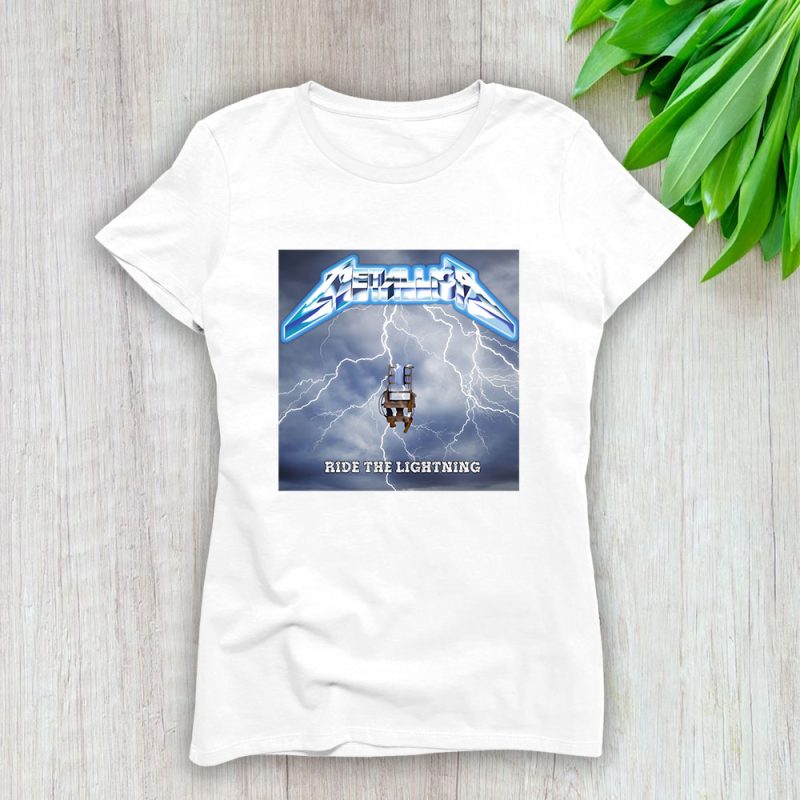 Metallica Ride The Lightning Album Lady T-Shirt Women Tee For Fans TLT2357