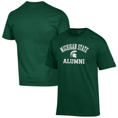 Michigan State Spartans Champion Alumni Logo T-Shirt - Green