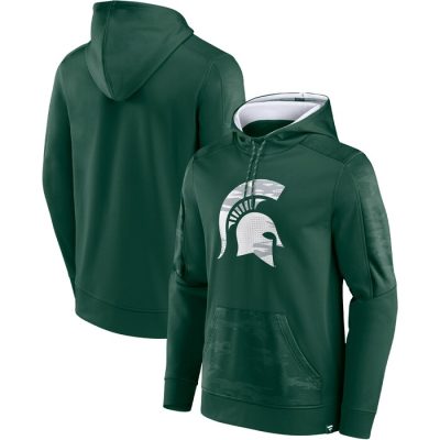 Michigan State Spartans On The Ball Pullover Hoodie - Green