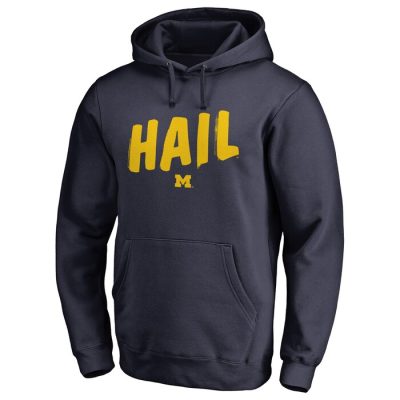 Michigan Wolverines Hometown Collection Pullover Hoodie - Navy