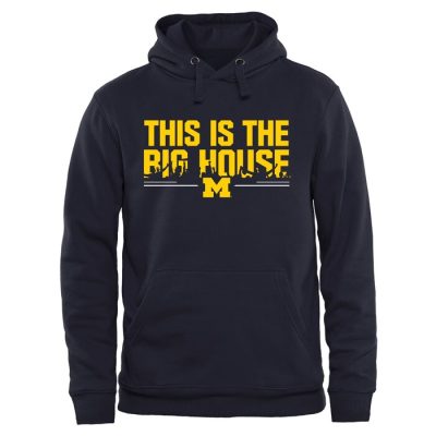 Michigan Wolverines Our House Pullover Hoodie - Navy