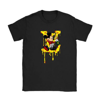 Mickey Mouse Louis Vuitton Unisex T-Shirt Cotton Tee TAT4059