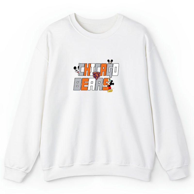 Mickey Mouse X Chicago Bears Team X NFL X American Football Unisex Sweatshirt TAS4426