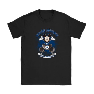 Mickey Mouse X Dallas Cowboys Team American Football Unisex T-Shirt TAT5224