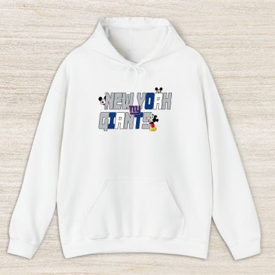 Mickey Mouse X New York Giants Team X NFL X American Football Unisex Pullover Hoodie TAH4431