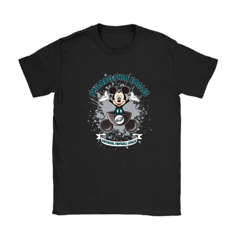 Mickey Mouse X Philadelphia Eagles Team American Football Unisex T-Shirt TAT5229