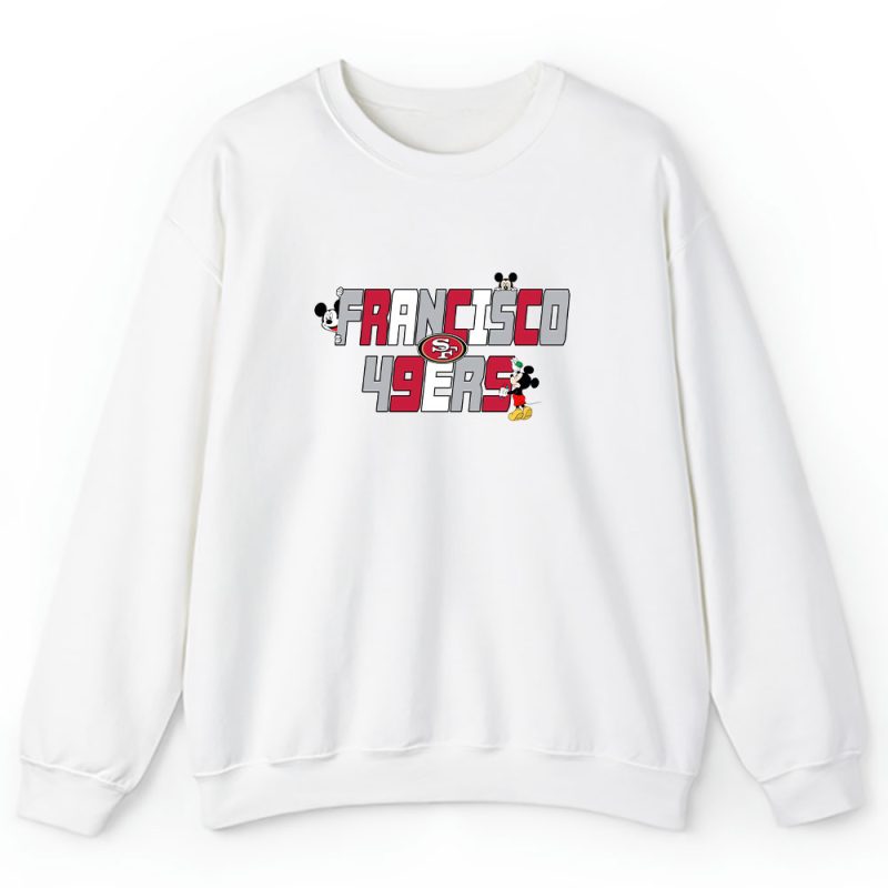 Mickey Mouse X San Francisco 49ers Team X NFL X American Football Unisex Sweatshirt TAS4435