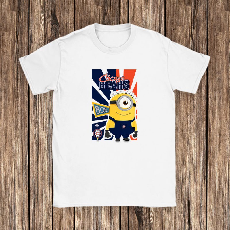 Minion X Chicago Bears Team X NFL X American Football Unisex T-Shirt Cotton Tee TAT3956