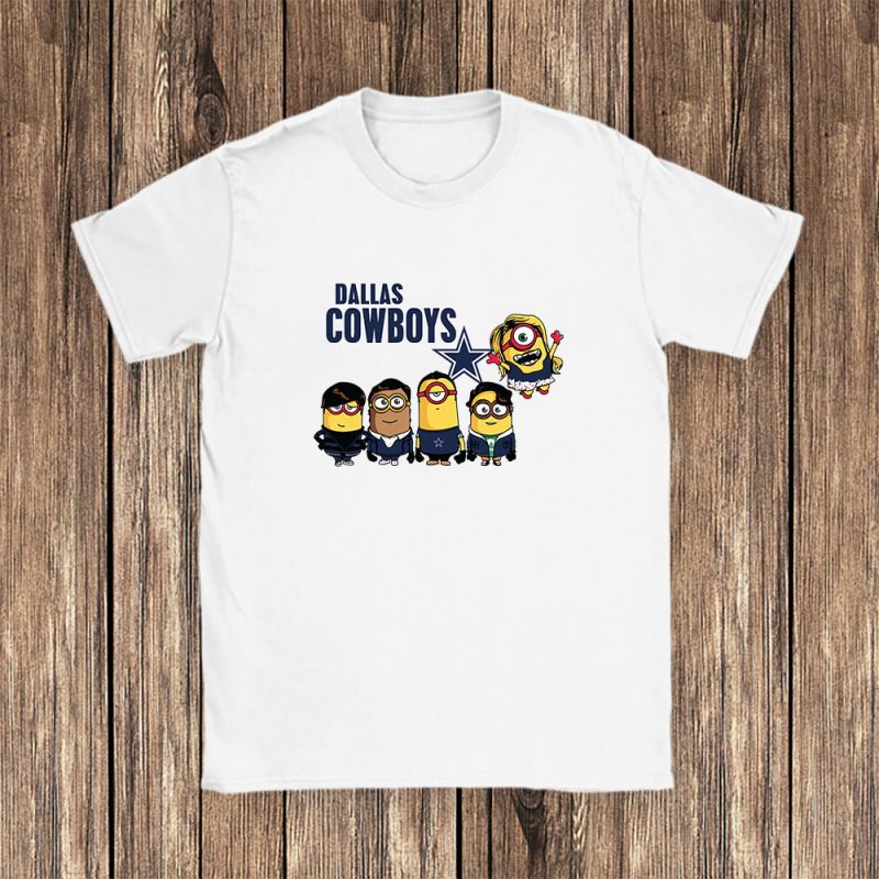 Minion X Dallas Cowboys Team American Football Unisex T-Shirt TAT5174