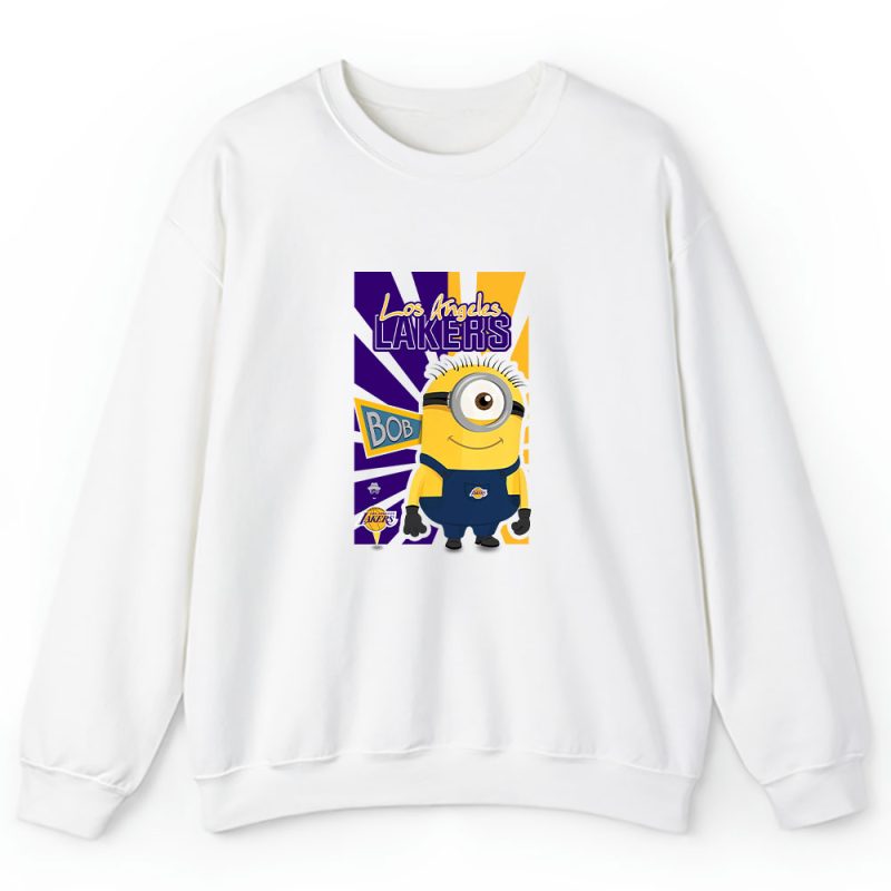 Minion X Los Angeles Lakers Team X NBA X Basketball Unisex Sweatshirt TAS4412