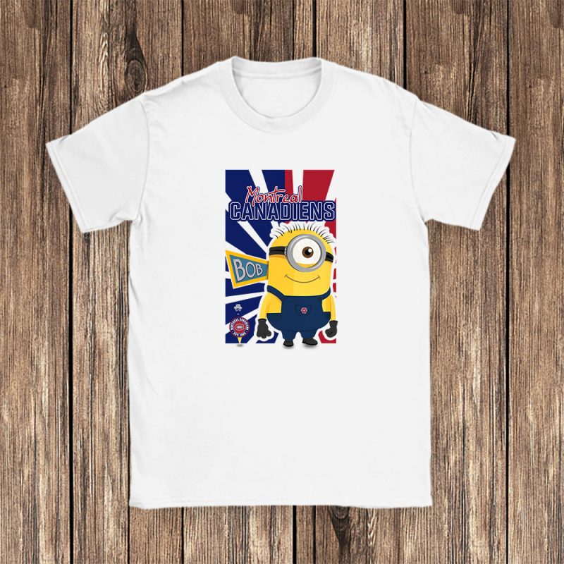 Minion X Montreal Canadiens Team X NHL X Hockey Fan Unisex T-Shirt Cotton Tee TAT4419