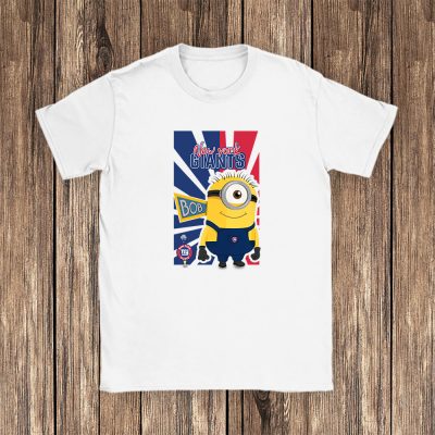 Minion X New York Giants Team X NFL X American Football Unisex T-Shirt Cotton Tee TAT3961