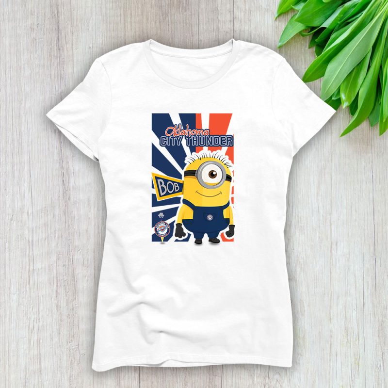 Minion X Oklahoma City Thunder Team X NBA X Basketball Lady T-Shirt Women Tee For Fans TLT3150