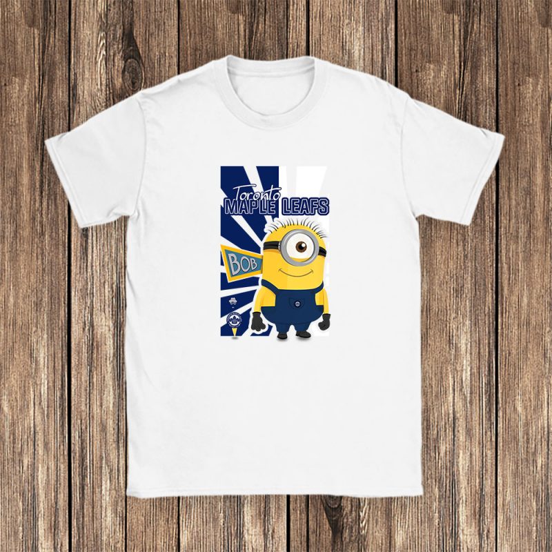 Minion X Toronto Maple Leafs Team X NHL X Hockey Fan Unisex T-Shirt Cotton Tee TAT4423