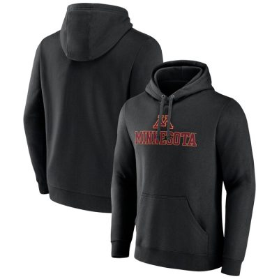 Minnesota Golden Gophers Lockup Team Pullover Hoodie - Black