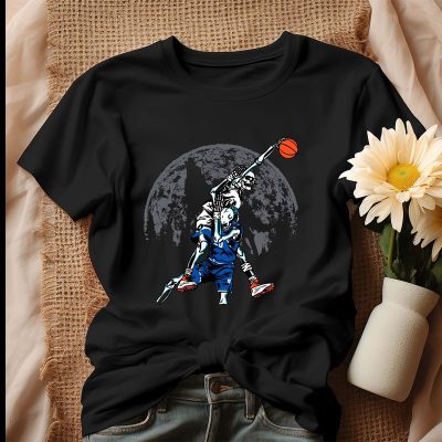 Minnesota Timberwolves Skeleton Basketball Unisex T-Shirt Cotton Tee