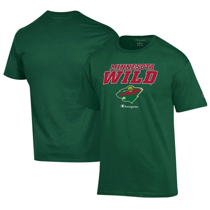 Minnesota Wild Champion T-Shirt - Hunter Green