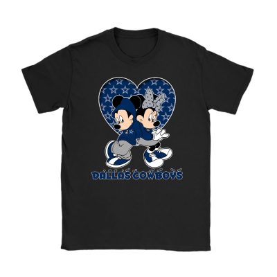 Minnie Mouse X Dallas Cowboys Team X NFL X American Football Unisex T-Shirt Cotton Tee TAT3178