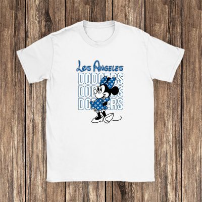Minnie Mouse X Los Angeles Dodgers Team Baseball Fans Unisex T-Shirt TAT5186