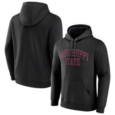 Mississippi State Bulldogs Basic Arch Pullover Hoodie - Black