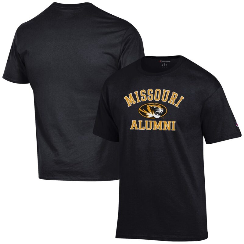 Missouri Tigers Champion Alumni Logo T-Shirt - Black