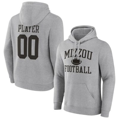 Missouri Tigers Football Pick-A-Player NIL Gameday Tradition Pullover Hoodie - Gray