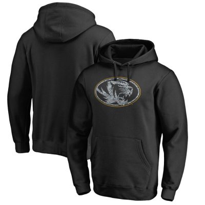 Missouri Tigers Static Logo Pullover Hoodie - Black