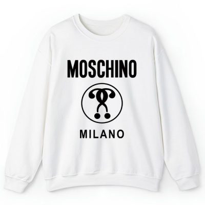 Moschino Double Question Mark Logo Crewneck Sweatshirt CSTB0907