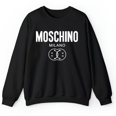 Moschino Double Smile Logo Crewneck Sweatshirt CSTB0908