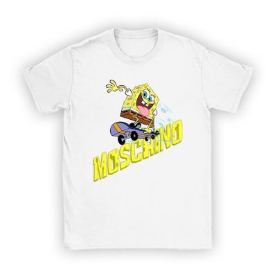 Moschino Skater SpongeBob SquarePants Kid Tee Unisex T-Shirt TTB1939