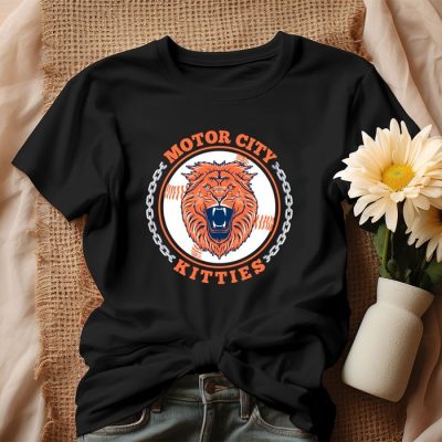 Motor City Kitties Baseball MLB Detroit Tigers Unisex T-Shirt IPP1430