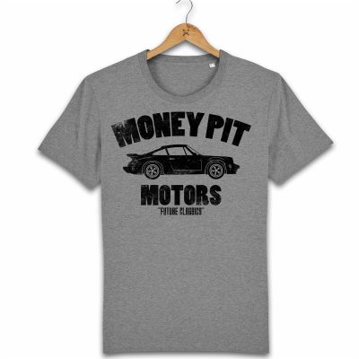 Motorholics Mens Money Pit Motors Porsche 911 Turbo Tee Unisex T-Shirt S - 5Xl FTS399