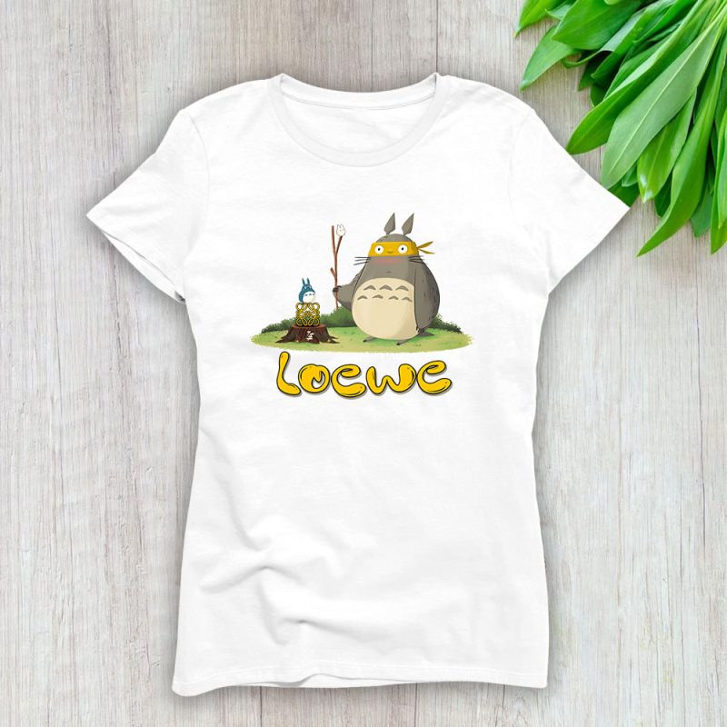 My Neighbor Totoro Loewe Brand Lady T-Shirt Women Tee TLT3988