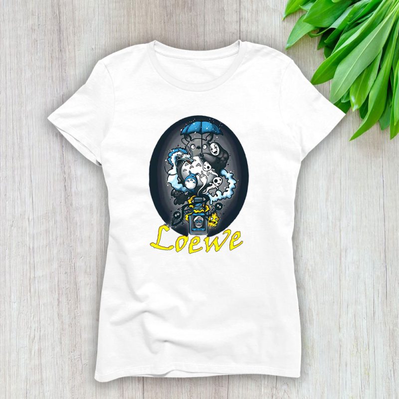 My Neighbor Totoro Loewe Brand Lady T-Shirt Women Tee TLT3994