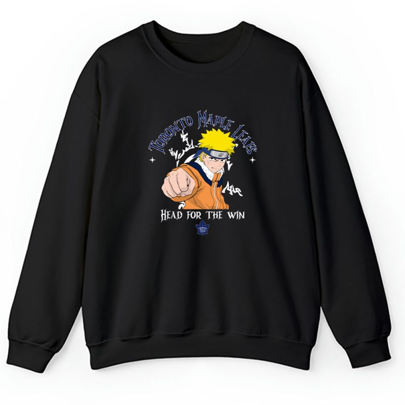 Naruto X Dragon Ball X Toronto Maple Leafs Team X NHL X Hockey Fan Unisex Sweatshirt TAS4790