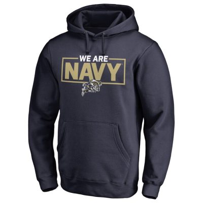 Navy Midshipmen We Are Icon Pullover Hoodie - Navy