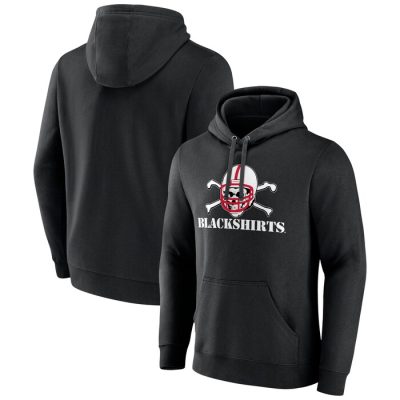 Nebraska Huskers Lockup Team Pullover Hoodie - Black