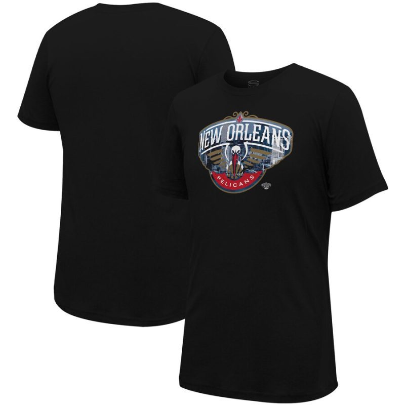 New Orleans Pelicans Stadium Essentials Unisex City View T-Shirt - Black