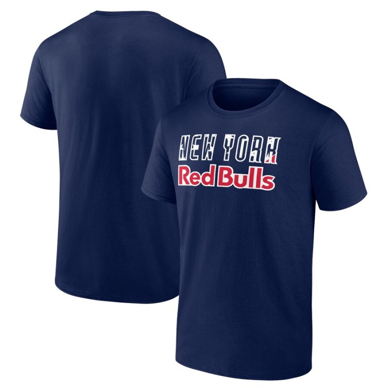 New York Red Bulls Banner Wave T-Shirt - Navy