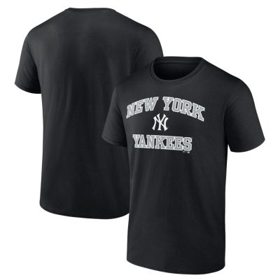 New York Yankees Heart and Soul Unisex T-Shirt - Black
