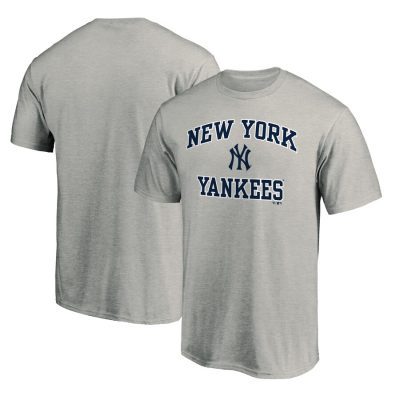 New York Yankees Team Heart & Soul Unisex T-Shirt - Heathered Gray