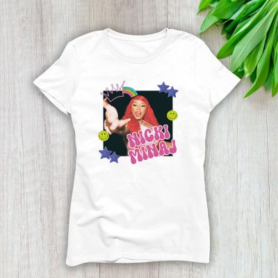 Nicki Minaj Iconic Pink Friday 2 World Tour Lady T-Shirt Women Tee For Fans TLT1894