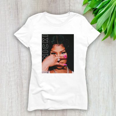 Nicki Minaj Iconic Pink Friday 2 World Tour Lady T-Shirt Women Tee For Fans TLT1901