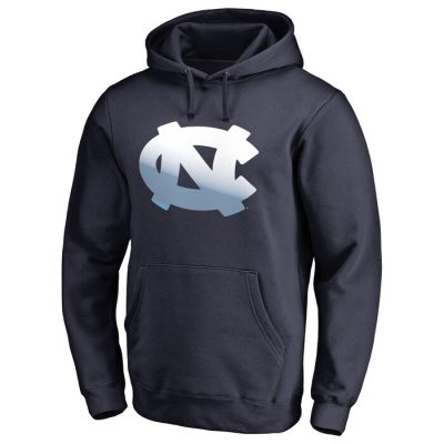 North Carolina Tar Heels Gradient Logo Pullover Hoodie - Navy