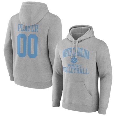 North Carolina Tar Heels Volleyball Pick-A-Player NIL Gameday Tradition Pullover Hoodie - Gray