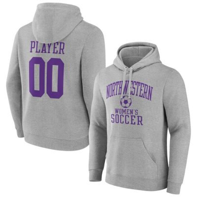 Northwestern Wildcats Soccer Pick-A-Player NIL Gameday Tradition Pullover Hoodie- Gray