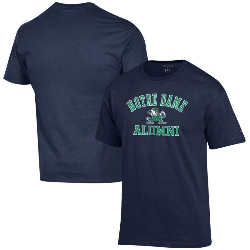 Notre Dame Fighting Irish Champion Alumni Logo T-Shirt - Navy