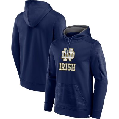 Notre Dame Fighting Irish On The Ball Pullover Hoodie - Navy