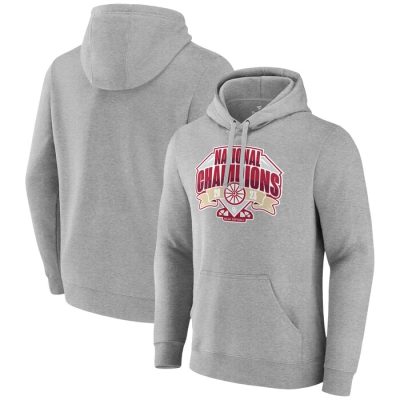 Oklahoma Sooners Unisex 2023 NCAA Softball College World Series Champions Official Logo Pullover Hoodie - Gray